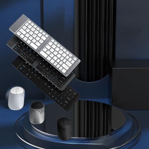 億鑫919折曡小鍵盤雙模藍牙2.4G鍵盤滑鼠套裝type-c充電適用平板 億鑫919折曡小鍵盤雙模藍牙2.4G鍵盤滑鼠套裝type-c充電適用平板