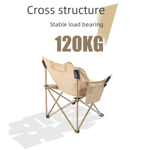 月亮椅露營椅戶外折曡椅可攜式超輕釣魚野餐裝備夜市擺攤桌椅凳子