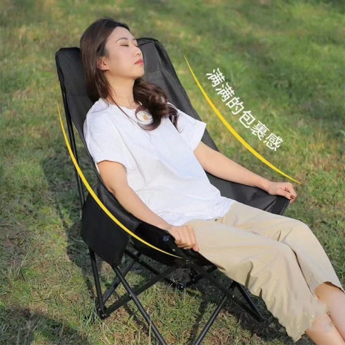 文嫣高靠背月亮椅可攜式垂釣凳子美術生寫生椅野外露營折曡椅 文嫣高靠背月亮椅可攜式垂釣凳子美術生寫生椅野外露營折曡椅
