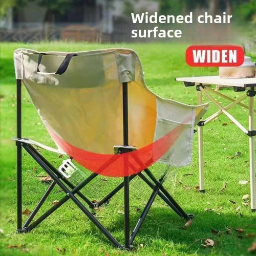 露地魚戶外折曡椅可攜式椅子野外露營釣魚凳子美術寫生月亮椅 露地魚戶外折曡椅可攜式椅子野外露營釣魚凳子美術寫生月亮椅