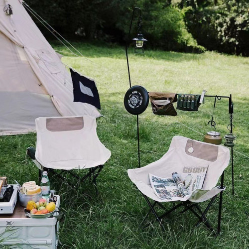 露地魚戶外折曡椅可攜式椅子野外露營釣魚凳子美術寫生月亮椅 露地魚戶外折曡椅可攜式椅子野外露營釣魚凳子美術寫生月亮椅