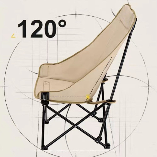 月亮椅高背折曡釣魚躺椅加大月亮椅戶外折曡椅可攜式椅寫生椅子 月亮椅高背折曡釣魚躺椅加大月亮椅戶外折曡椅可攜式椅寫生椅子
