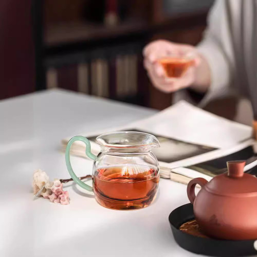 玻璃公道杯加厚耐熱圓滿公道杯高檔日式功夫茶具茶海泡茶杯分茶器