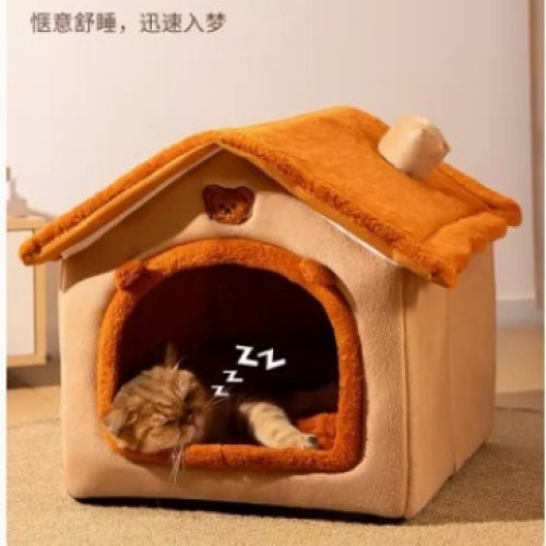 四季通用寵物狗狗貓咪狗窩狗床貓窩貓屋貓別墅冬季保暖小型犬 四季通用寵物狗狗貓咪狗窩狗床貓窩貓屋貓別墅冬季保暖小型犬