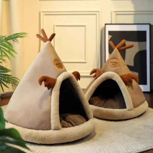 爆款秋冬貓咪帳篷貓窩狗狗蒙古包造型狗窩麋鹿聖誕寵物窩 爆款秋冬貓咪帳篷貓窩狗狗蒙古包造型狗窩麋鹿聖誕寵物窩