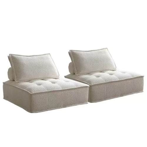 皮埃矇特真空壓縮沙發奶油簡約設計師直排方塊模塊布藝沙發小戶型 皮埃矇特真空壓縮沙發奶油簡約設計師直排方塊模塊布藝沙發小戶型