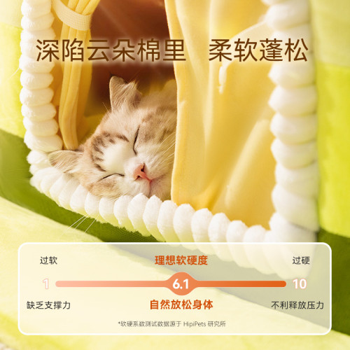 貓咪秋冬季保暖防風蒙古包彩繪零售店弧形房子貓窩泰迪狗窩寵物窩