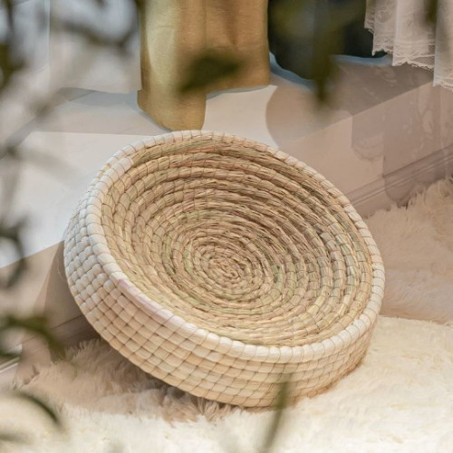 草編貓窩雞窩下蛋窩寵物窩四季通用貓咪用品貓抓板大號鵞窩鴨窩無 草編貓窩雞窩下蛋窩寵物窩四季通用貓咪用品貓抓板大號鵞窩鴨窩無