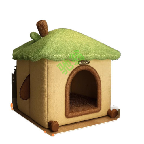 yut貓窩冬季保暖寵物貓咪房子型安全屋貓咪屋泰迪小型犬狗窩四季 yut貓窩冬季保暖寵物貓咪房子型安全屋貓咪屋泰迪小型犬狗窩四季