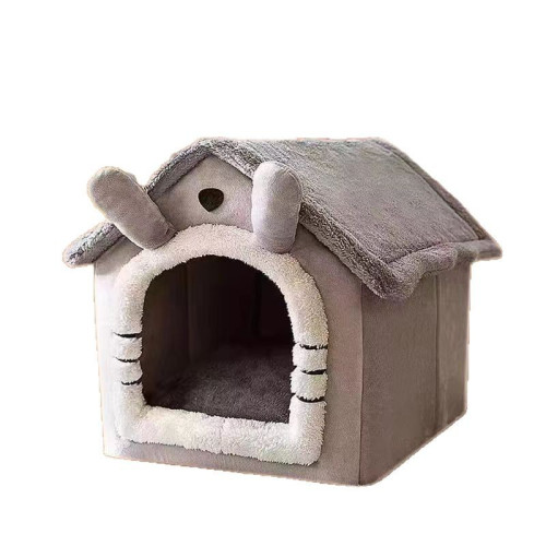 貓窩冬季保暖封閉式貓屋別墅小型犬狗窩四季通用可拆洗狗房子狗屋 貓窩冬季保暖封閉式貓屋別墅小型犬狗窩四季通用可拆洗狗房子狗屋