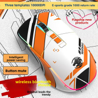 前行者G308無線藍牙遊戯滑鼠 電腦靜音無線藍牙三模可充電式滑鼠