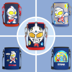 奧特曼兒童保溫杯套通用加厚可攜式水杯套子斜背手提防摔防燙保護套