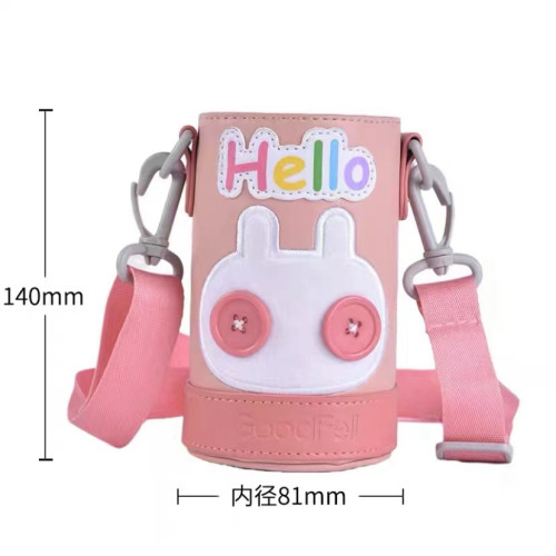 兒童保溫杯套杯具熊防摔水杯套通用皮革帆布保護套隔熱防摔 兒童保溫杯套杯具熊防摔水杯套通用皮革帆布保護套隔熱防摔