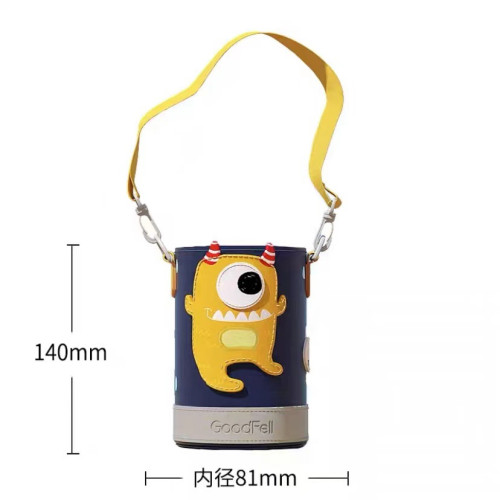 兒童保溫杯套杯具熊防摔水杯套通用皮革帆布保護套隔熱防摔 兒童保溫杯套杯具熊防摔水杯套通用皮革帆布保護套隔熱防摔