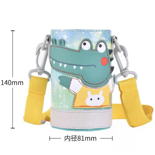 兒童保溫杯套杯具熊防摔水杯套通用皮革帆布保護套隔熱防摔 兒童保溫杯套杯具熊防摔水杯套通用皮革帆布保護套隔熱防摔