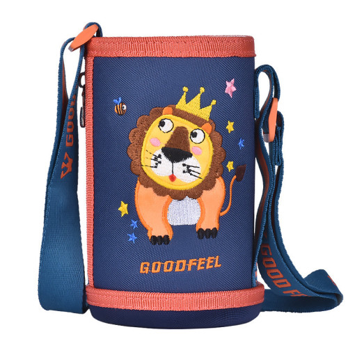 KE3C吸管杯保護套帶提繩玻璃保溫杯套兒童水杯套袋斜 KE3C吸管杯保護套帶提繩玻璃保溫杯套兒童水杯套袋斜