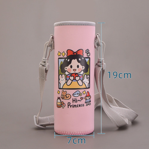 保溫杯玻璃杯杯套350ML-500ML隔熱防摔潛水棉兒童卡通水杯套杯袋