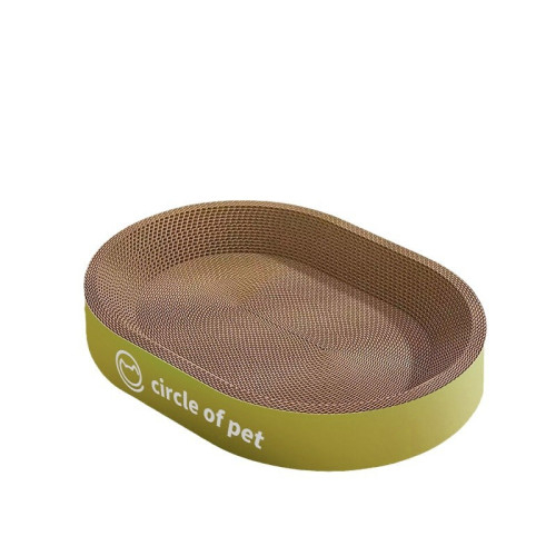 圓形貓抓板貓窩加厚瓦楞紙大號橢圓貓爪板不掉屑寵物貓咪用品 圓形貓抓板貓窩加厚瓦楞紙大號橢圓貓爪板不掉屑寵物貓咪用品