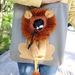 網紅可露頭貓包新款小型寵物外出帆布包手提袋便捷大容量單肩包