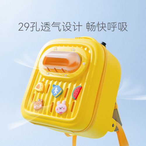 萌趣太空艙外出雙肩寵物包可攜式手提透氣貓咪包大容寵物後後背包