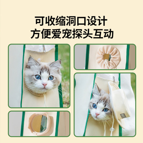 春夏季寵物外出包簡約字母貓包狗狗出行斜後背包帶帽帆布包四季通用 春夏季寵物外出包簡約字母貓包狗狗出行斜後背包帶帽帆布包四季通用