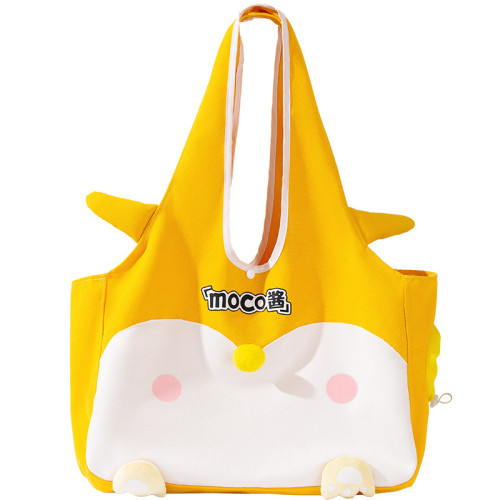 春夏季寵物外出包可愛單肩帆布貓包手提小型犬可露頭貓咪袋子 春夏季寵物外出包可愛單肩帆布貓包手提小型犬可露頭貓咪袋子