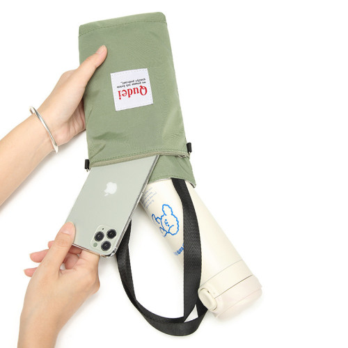 保溫杯套斜背可攜式手拎水壺包燜燒杯保護套通用大號手提水杯收 保溫杯套斜背可攜式手拎水壺包燜燒杯保護套通用大號手提水杯收