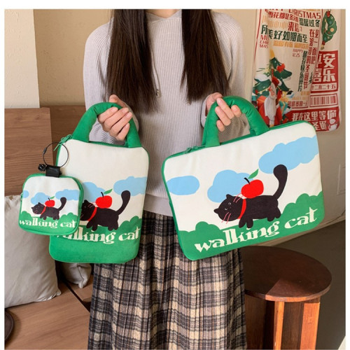 韓系可愛電腦包學生通勤手機ipad平板手提收納包可攜式電腦保護套 韓系可愛電腦包學生通勤手機ipad平板手提收納包可攜式電腦保護套