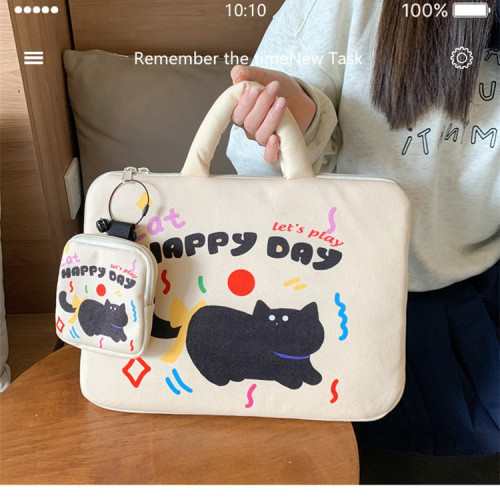 韓系可愛電腦包學生通勤手機ipad平板手提收納包可攜式電腦保護套 韓系可愛電腦包學生通勤手機ipad平板手提收納包可攜式電腦保護套