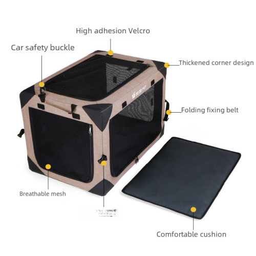 DODOPET狗狗車用籠 大中小型犬車用狗籠前後排貓窩寵物籠子可折曡 DODOPET狗狗車用籠 大中小型犬車用狗籠前後排貓窩寵物籠子可折曡