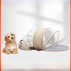 貓咪外出寵物可攜式包 寵物透氣雙肩後背包可拓展狗狗包寵物窩