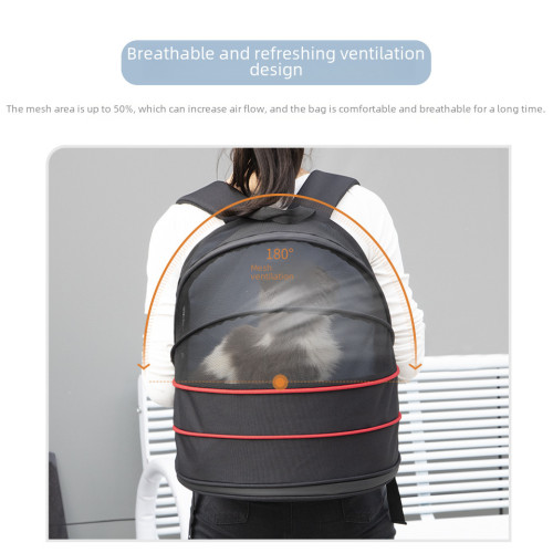 貓咪外出寵物可攜式包 寵物透氣雙肩後背包可拓展狗狗包寵物窩 貓咪外出寵物可攜式包 寵物透氣雙肩後背包可拓展狗狗包寵物窩