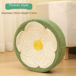 羅盤圓形貓抓板碗型貓抓盤劍麻繩不掉屑貓窩耐抓磨爪貓玩具