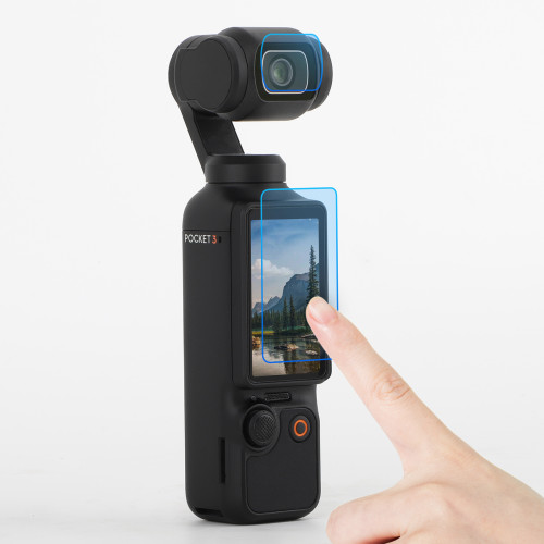 Sunnylife OSMO POCKET 3鋼化膜配件保護膜鏡頭螢幕高清防爆貼膜 Sunnylife OSMO POCKET 3鋼化膜配件保護膜鏡頭螢幕高清防爆貼膜