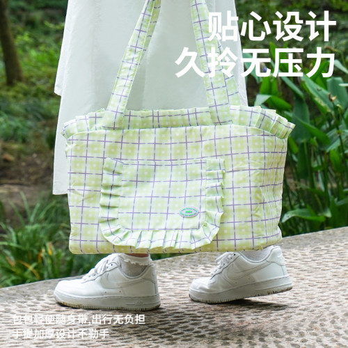 zeze格紋寵物外出包貓包可攜式貓袋斜背狗包書包後背包貓咪寵物用品