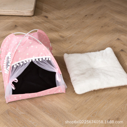 寵物窩夏季透氣封閉式貓窩可折曡拆卸戶外無異味帳篷四季通用狗窩 寵物窩夏季透氣封閉式貓窩可折曡拆卸戶外無異味帳篷四季通用狗窩