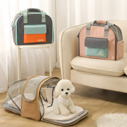 寵物外出包貓包狗包單肩雙肩後背包泰迪外出可攜式貓籠可擴展隧道