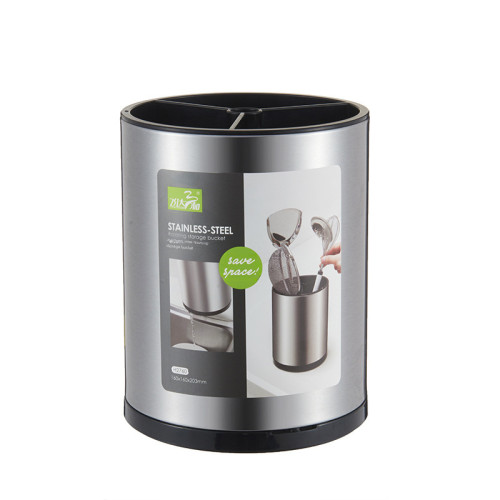 廚房不鏽鋼分格筷子筒筷籠多功能家用刀叉湯勺筷子架餐具筒瀝水架 廚房不鏽鋼分格筷子筒筷籠多功能家用刀叉湯勺筷子架餐具筒瀝水架