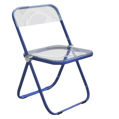 時尚ins凳子網紅化妝椅可攜式休閒椅家用折曡椅亞克力餐椅透明椅子 時尚ins凳子網紅化妝椅可攜式休閒椅家用折曡椅亞克力餐椅透明椅子