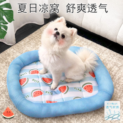 40斤寵物窩狗窩貓窩三明治透氣圍擋春夏季泰迪比熊法鬭柯基用品批 40斤寵物窩狗窩貓窩三明治透氣圍擋春夏季泰迪比熊法鬭柯基用品批