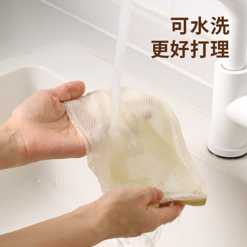 垃圾袋收納袋廚房收納網兜家用雜物塑膠袋收納掛袋大容量儲物網袋
