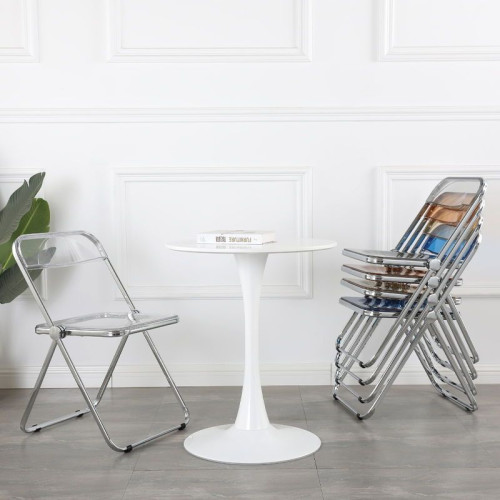 透明椅子亞克力服裝店化妝店家居拍照椅小紅書爆款折曡椅家用餐椅 透明椅子亞克力服裝店化妝店家居拍照椅小紅書爆款折曡椅家用餐椅