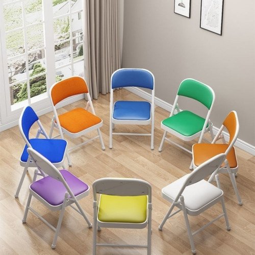 簡易折曡椅子家用臥室靠背椅辦公電腦椅餐椅宿舍出租房用凳子久坐 簡易折曡椅子家用臥室靠背椅辦公電腦椅餐椅宿舍出租房用凳子久坐