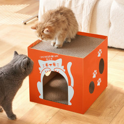 四季通用貓窩貓抓板一體冬季保暖封閉式安全感貓咪睡窩貓房子