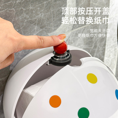 創意紙巾盒厠紙盒多巴胺卷紙盒衛生間紙巾架卷紙架抽紙盒免打孔 創意紙巾盒厠紙盒多巴胺卷紙盒衛生間紙巾架卷紙架抽紙盒免打孔