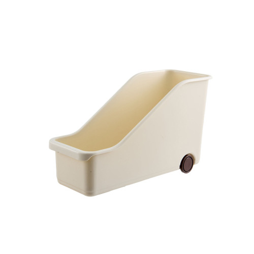 帶滾輪廚房收納盒櫥櫃收納整理盒家居生活用品收納筐可收納書本盒 帶滾輪廚房收納盒櫥櫃收納整理盒家居生活用品收納筐可收納書本盒