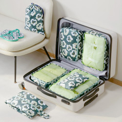 新款旅行收納包七件套收納袋收納可攜式分裝旅行包衣物包