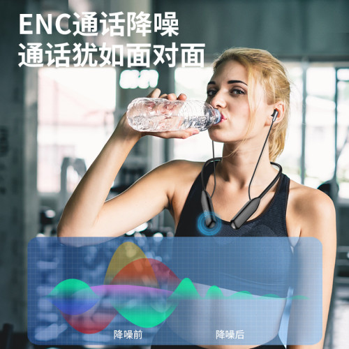 A21D藍牙耳機頸掛脖式運動5.3無線超長續航大電量ENC降噪