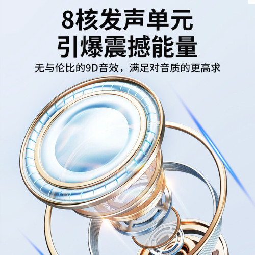 A21D藍牙耳機頸掛脖式運動5.3無線超長續航大電量ENC降噪