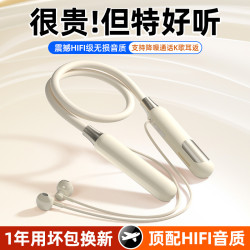 2024新款入耳式藍牙耳機掛脖式高清音質超長續航運動降噪安卓